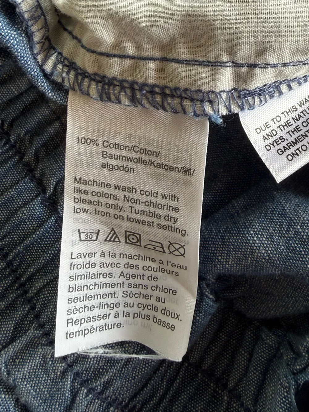 J.Crew Chambray Jogger Pants Size 8 Light Wash Pull-On 100% Cotton Casual